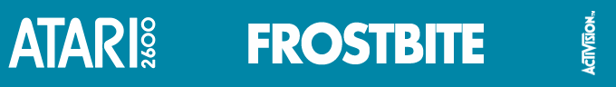 Frostbite logo for Atari 2600